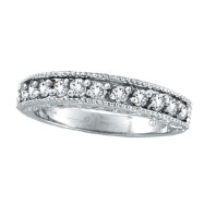 Picture of 14K White Gold .45ct Diamond Ring Band