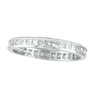 Picture of 14K White Gold Princess Cut 1.16ct Diamond Eternity Band