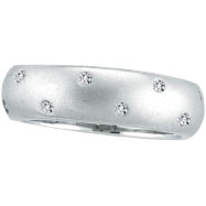 Picture of 14K White Gold .13ct Diamond Fashion Band