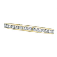 Picture of 14K Yellow Gold 1.00ct Diamond Channel Set Eternity Band
