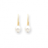 Picture of 14k 5mm Pearl Leverback Earrings