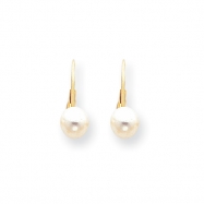 Picture of 14k 6mm Pearl Leverback Earrings