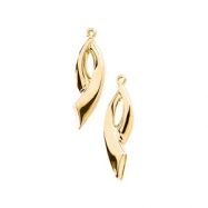 Picture of 14K Yellow Gold Left Earring Jacket