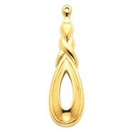Picture of 14K Yellow Gold Earring Jacket