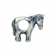 Picture of Sterling Silver Kera Horse Bead Ring Size 6