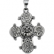 Sterling Silver With Chain And Box Dagmar Cross Pendant