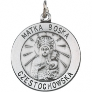 Picture of 14K Yellow 12.00 MM Matka Boska Medal