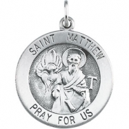 Picture of 14K Yellow 22.00 MM St.matthew Medal