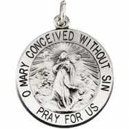 Picture of 14K Yellow Gold Immaculate Conception Medal