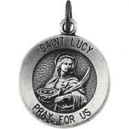 Picture of 14K Yellow 22.00 MM St.lucy Medal