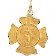 Picture of 14K Yellow 17.00 MM St.florian Medal