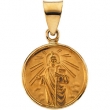 18K Yellow Gold St. Jude Medal