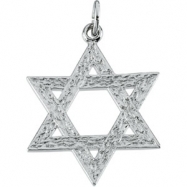 Picture of Sterling Silver 29.0x26.0 Star Of David Pendant