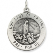 Picture of 14K Yellow 18.00 MM Our Lady Of Fatima Medal