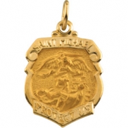 Picture of 14K Yellow 20.00X14.00 MM St. Michael Medal
