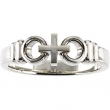 Sterling Silver Ladies Joined By Christ Ring