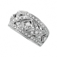 Picture of 14K White Gold Diamond Fashion Ring