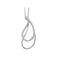 Picture of 14K White Gold Diamond Necklace