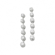 Picture of 14K White Gold Pair Diamond Earring