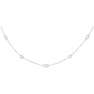 Picture of RHODIUM Plated Cubic Zirconia Necklace