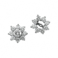 Picture of 14K White Gold Pair Diamond Earring Jacket