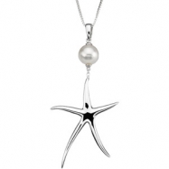 Picture of Sterling Silver - Freshwater Cultured Pearl Necklace