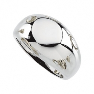 Picture of 14K White 12.00 MM Metal Fashion Ring
