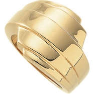 Picture of 14K Yellow Gold Metal Fashion Ring