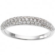 Picture of 14K White Gold Bridal Anniversary Band