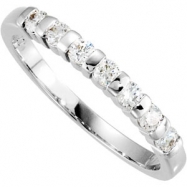 Picture of 14K White Gold 7-stone Anniversary Band