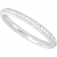 Picture of 14K White Gold Diamond Eternity Band