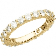 Picture of 14K Yellow Gold Bridal Eternity Band