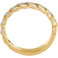 Picture of 14K Yellow Gold Bridal Anniversary Band