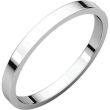 Continuum Sterling Silver 02.00 mm Flat Band