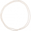 NECKLACE Complete with Stone 72.00 INCH ROUND 08.00-09.00 MM PEARL Polished FRSHWTR CUL WHITE PRL ROPE NCK