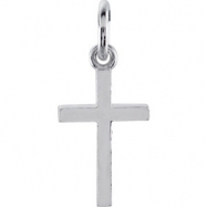 Picture of Sterling Silver CHARM Complete No Setting 20.40X08.85 MM Polished POSH MOMMY COLL CROSS CHM W/JR
