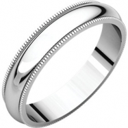 Picture of Sterling Silver 04.00 mm Milgrain Band