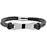 Picture of 08.50 INCH NONE 3MM LEATHER BRACELET