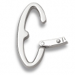 Stainless Steel 19.37 X 8.92 MM POLISHED G LOCK CLASP