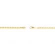 14kt Yellow BULK BY INCH Polished 04.00 MM ROPE CHAIN
