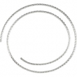 Sterling Silver BULK BY INCH Polished SOLID WHEAT CHAIN