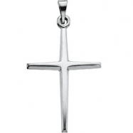 Picture of Sterling Silver 25.00X18.00 MM Polished CROSS PENDANT