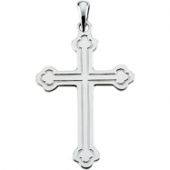 Picture of Sterling Silver 32.00X22.00 MM Polished CROSS PENDANT