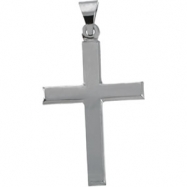 Picture of Sterling Silver 26.00X19.00 MM Polished CROSS PENDANT