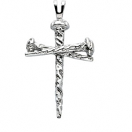 Picture of Sterling Silver 34.00X24.00 MM Polished CROSS