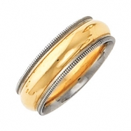 Picture of 14KY_14KW SIZE 9 P TWO TONE DESIGN BAND