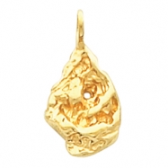 Picture of 14kt Yellow 20.00X09.00 MM Polished NUGGET PENDANT