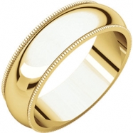 Picture of 14kt Yellow 06.00 mm Milgrain Band