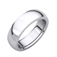 Picture of 14kt White 06.00 mm Heavy Comfort Fit Band