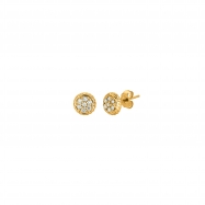 Picture of Diamond round earrings